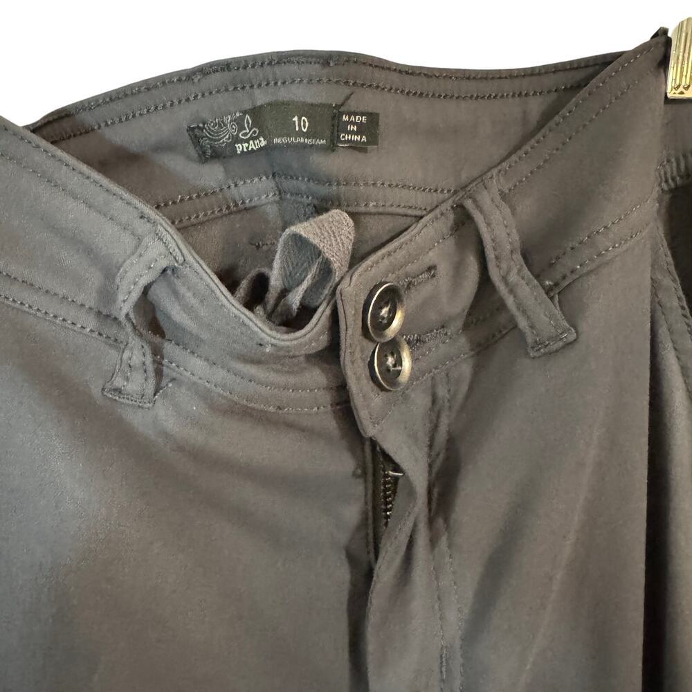 prAna Womens Halle Roll Up Hiking Pants in Grey Sz 10 - Picture 3 of 7